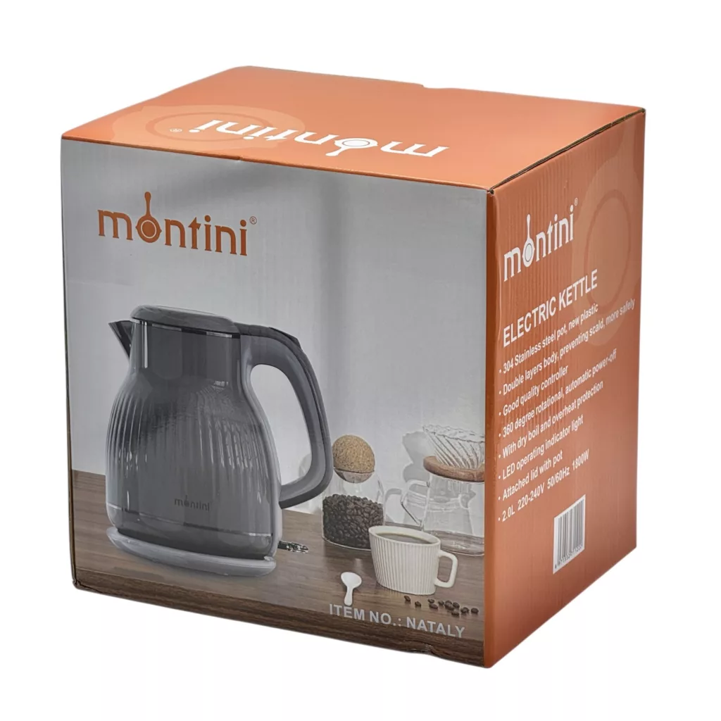 کتری برقی مونتینی مدل NATALY گنجایش 2 لیتر