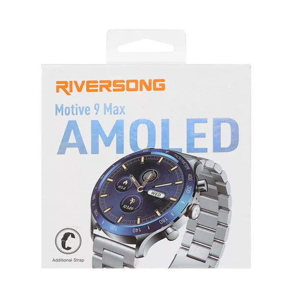 ساعت هوشمند 1.43 اینچی ریورسانگ مدل MOTIVE 9 MAX با بند فلزی