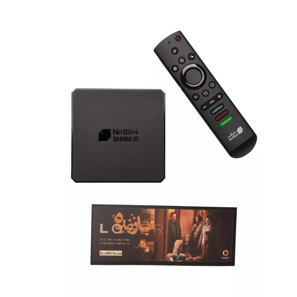 اندروید باکس نت باکس مدل شاین اس به همراه ۳ ماه اشتراک رایگان فیلیمو