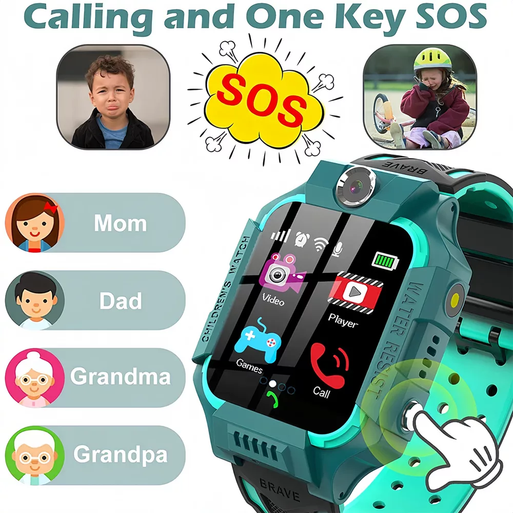 ساعت هوشمند گرین لاین مدل KIDS SERIES 5 مناسب برای کودکان, دارای قابلیت های شتاب سنج و ژیروسکوپ, بند سیلیکون