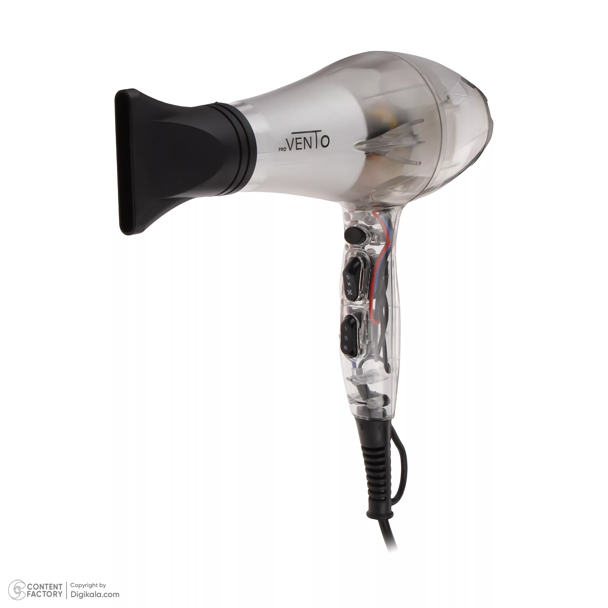 سشوار حرفه ای 2500 وات پروونتو مدل Turbo2500