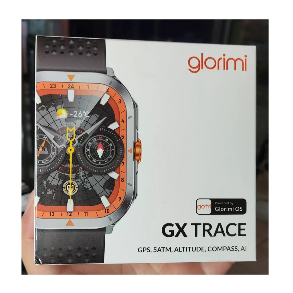 ساعت هوشمند 44 میلی متری گلوریمی مدل SHF PROFILE GX TRACE بند سیلیکون