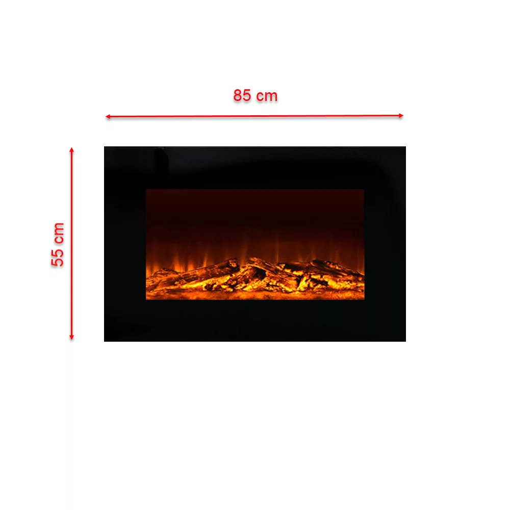 شومینه دیواری برقی شومینه بیستون مدل  B.E_85_L4