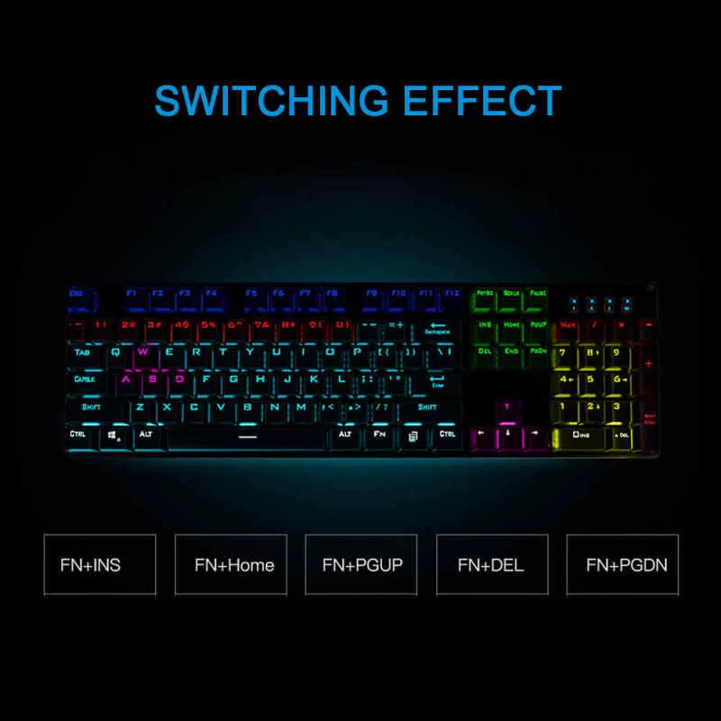 کیبورد مخصوص بازی اچ‌ پی مدل GK100F