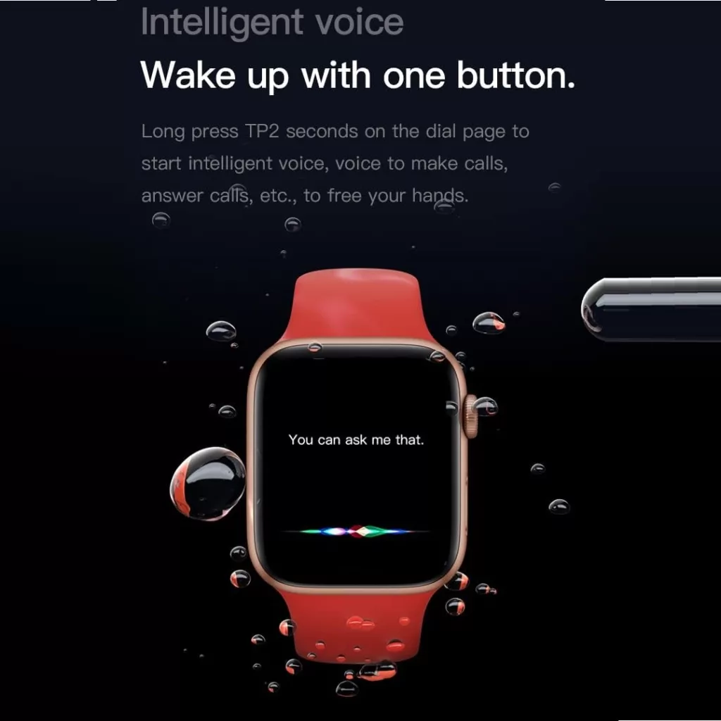 ساعت هوشمند 1.62 اینچی مدل M56 با بند سیلیکونی