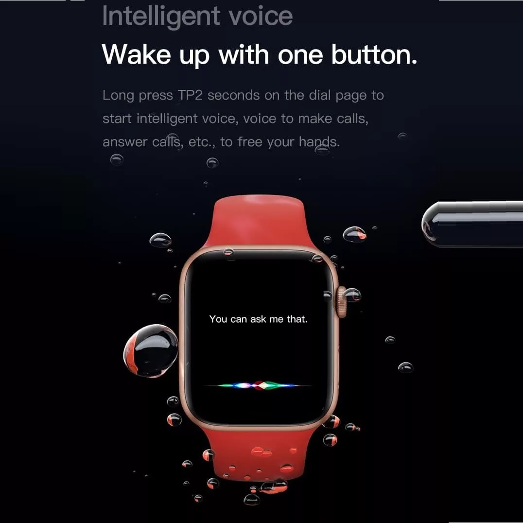 ساعت هوشمند 1.62 اینچی مدل M56 با بند سیلیکونی