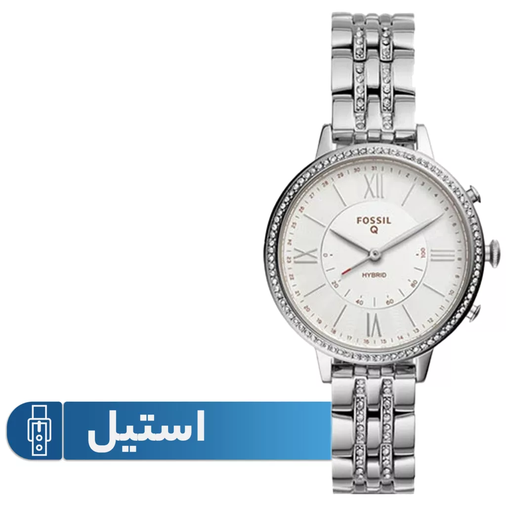 ساعت هوشمند فسیل مدل FTW5033 دارای قابلیت های صفحه نمایش رنگی بند استیل ضدزنگ