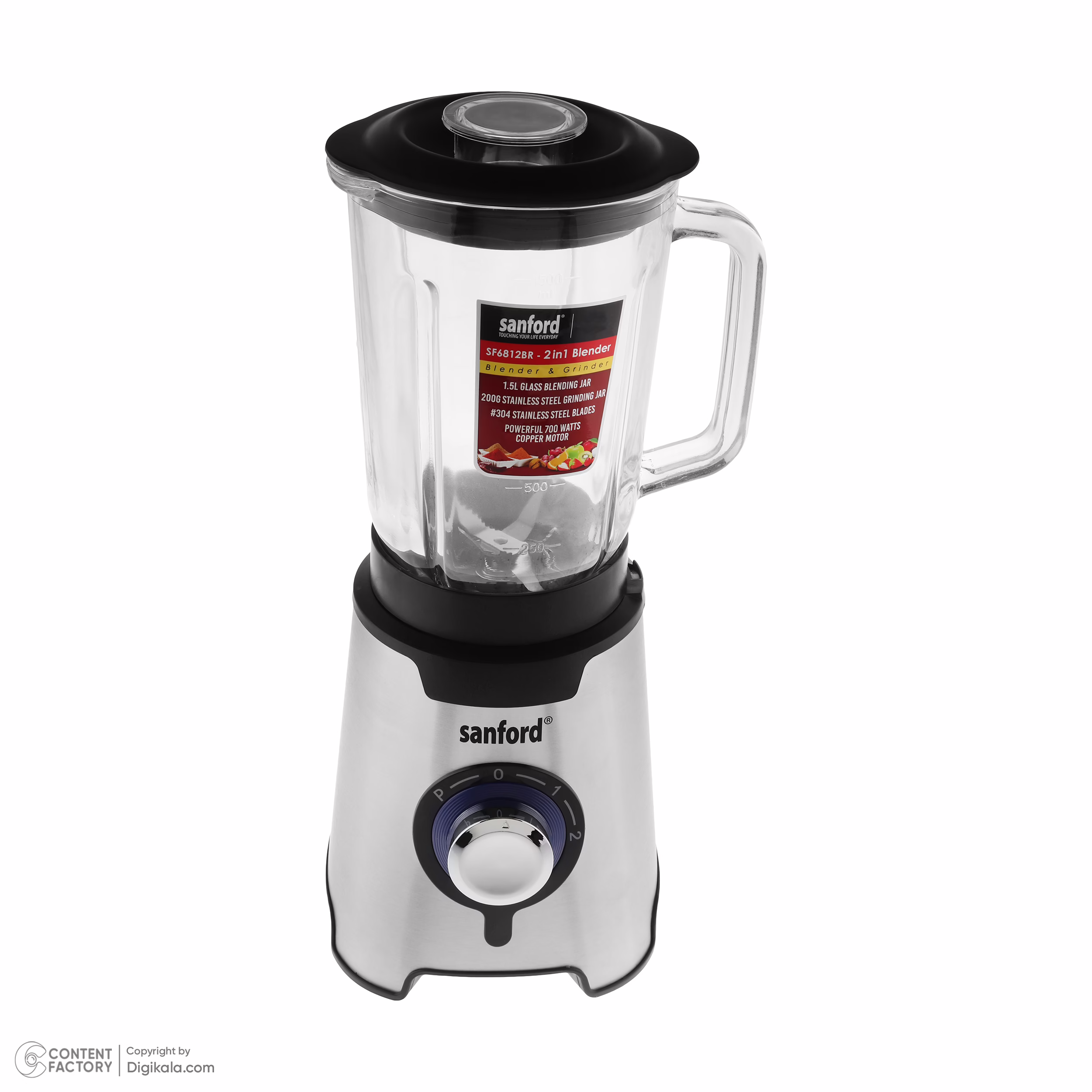 مخلوط کن و آسیاب کن 1.5 لیتری سانفورد مدل SF6812BR