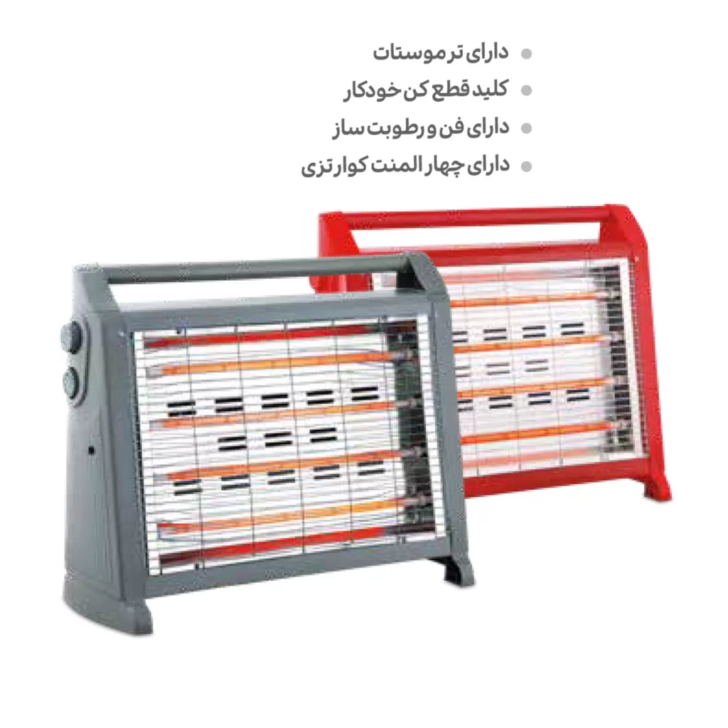 المنت بخاری برقی ایران زمین مدل 2850