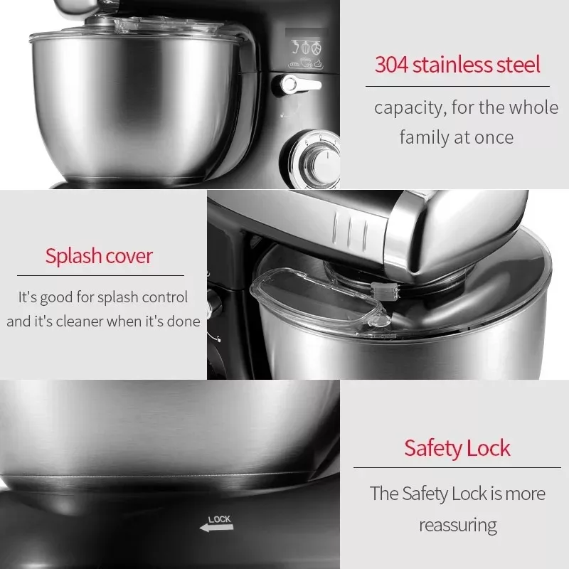 همزن کاسه‌دار 5 لیتری سوکانی مدل SC-206