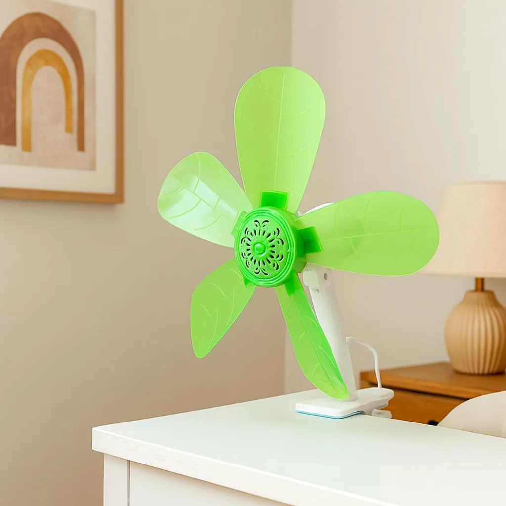 پنکه رومیزی مدل گیره ای پنج پره