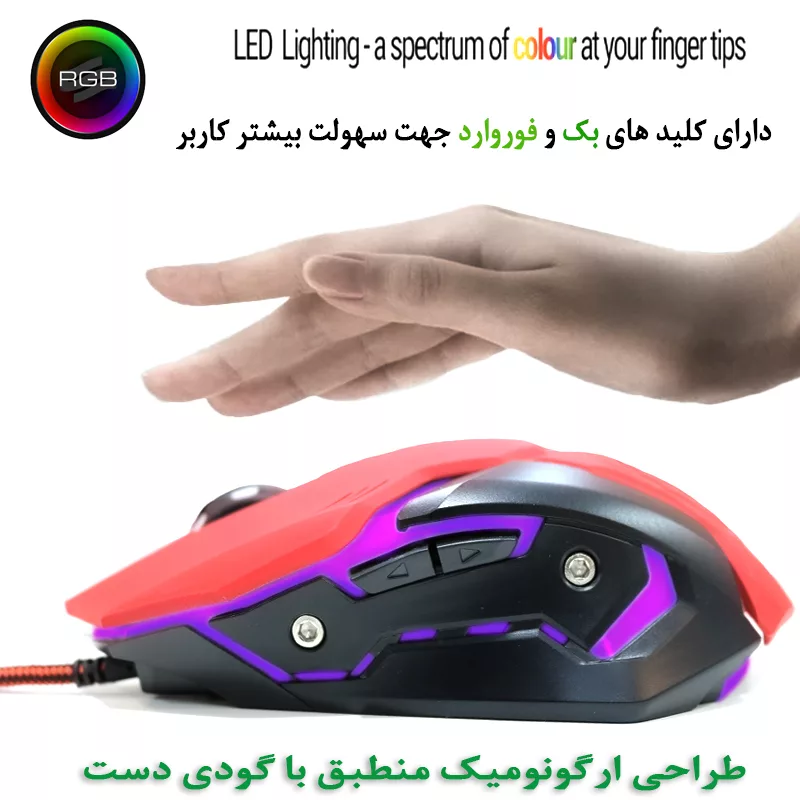 ست گیمینگ تکن موشن مدل NIBIRU 4 IN 1