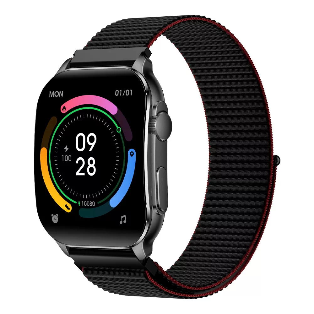 ساعت هوشمند گلوریمی مدل Flex دارای قابلیت های صفحه نمایش رنگی و لمسی، کنترل سطح اکسیژن، مناسب برای ورزش بند سیلیکونی