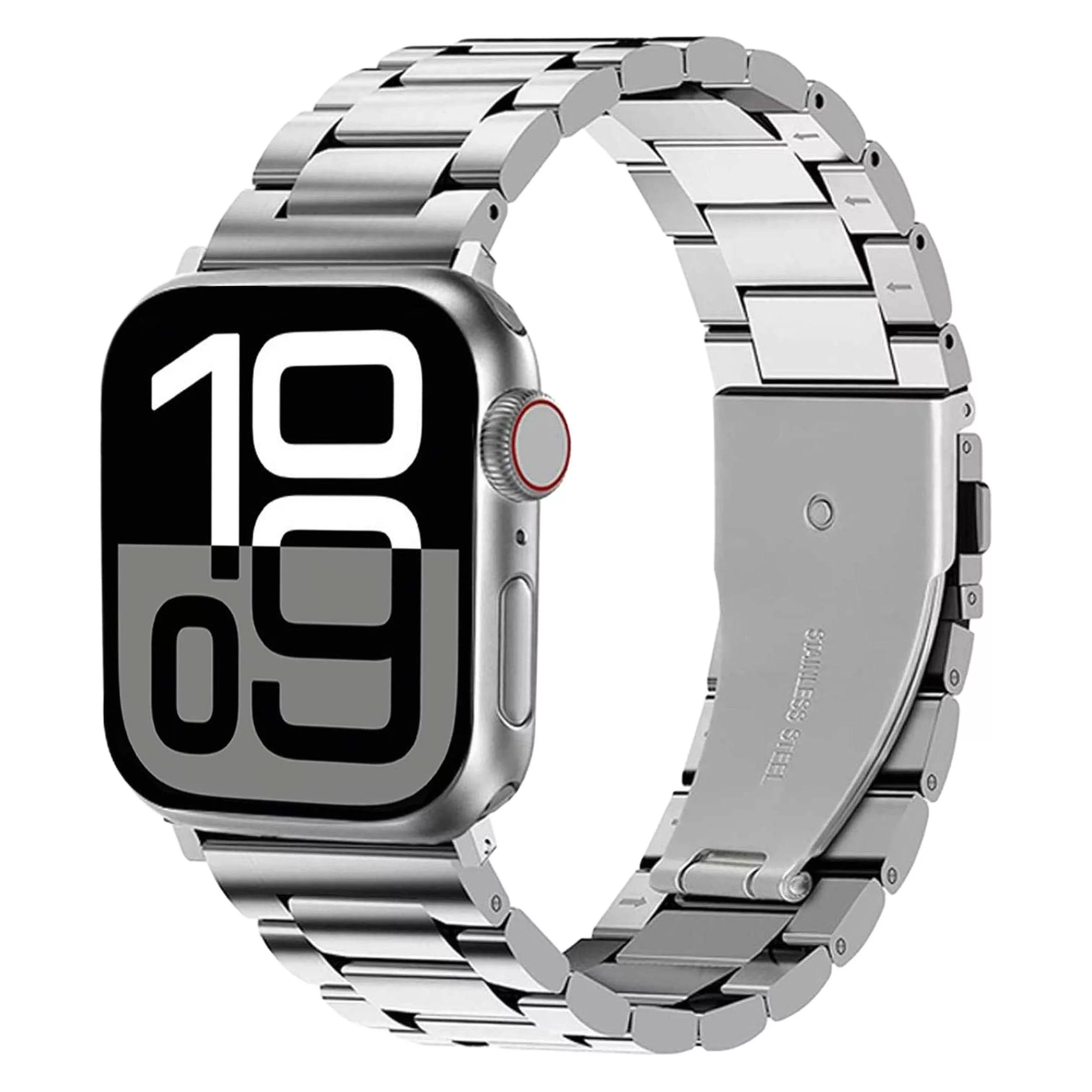 ساعت هوشمند 46 میلیمتری ورنا مدل W46 MAX با بند فلزی به همراه 6 بند اضافه