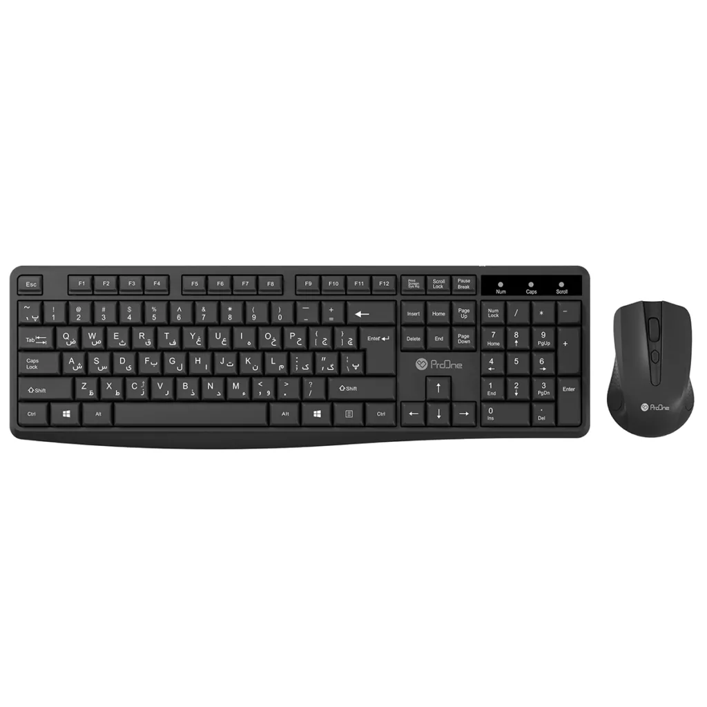 کیبورد و ماوس بی سیم پرووان مدل PMK25W