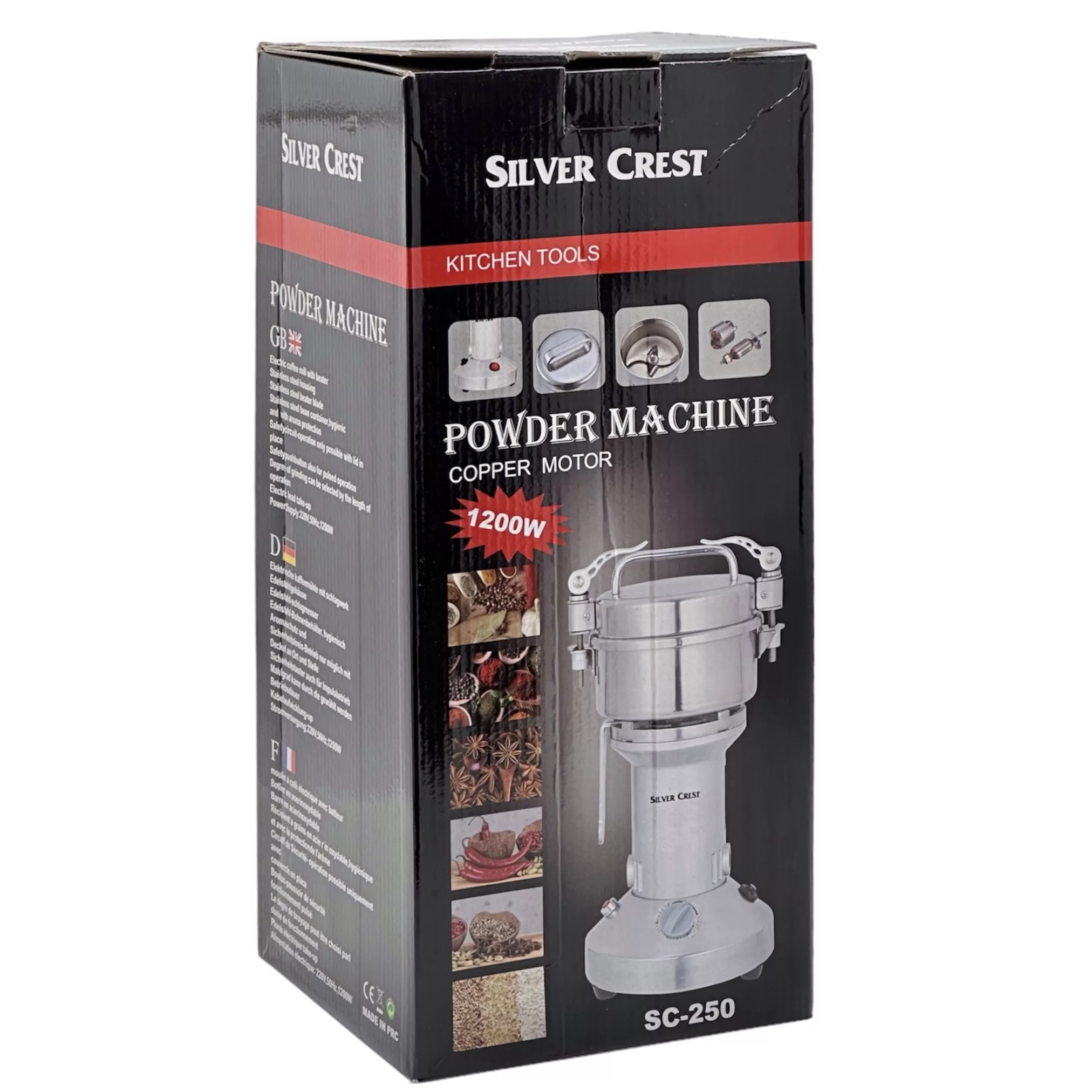 آسیاب صنعتی سیلورکرست مدل SC-250