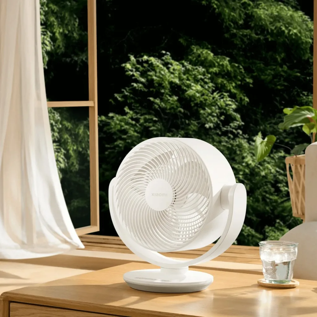 پنکه رومیزی شیائومی مدل Smart Desktop Air Circulation Fan طرح Type-C Input