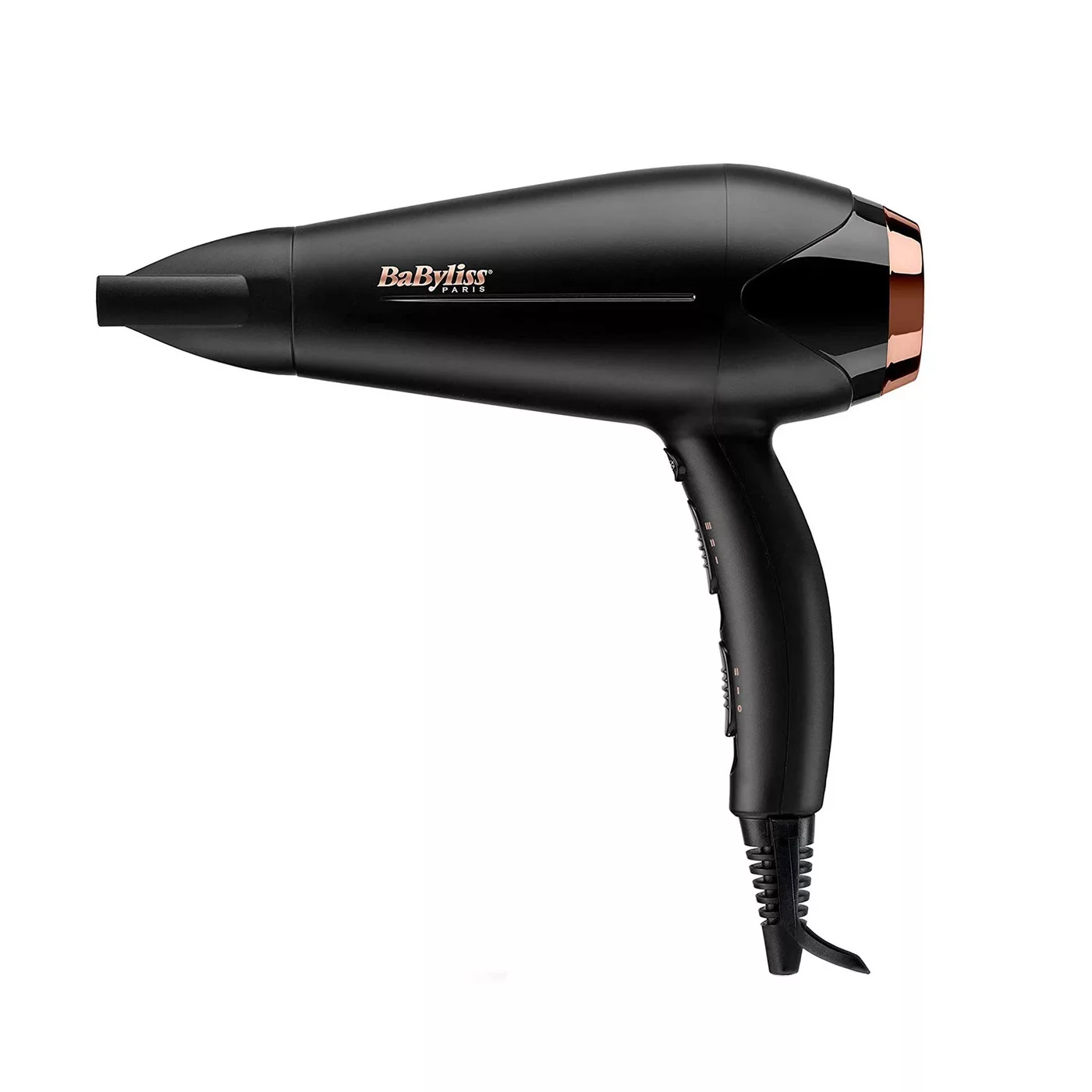 سشوار بابیلیس مدل D570DSDE، موتور AC با توان مصرفی 2200 وات، دارای نرمکنندهی یونی، باد سرد، با حالت خشککننده، فرکننده و صافکننده، وزن 399 گرم، تنظیم حرارت 3 حالته و کنترل سرعت 3 حالته، به همراه دیسپانسر و 2 عدد متمرکزکننده سشوار بابیلیس مدل D570DSDE، موتور AC با توان مصرفی 2200 وات، دارای نرمکنندهی یونی، باد سرد، با حالت خشککننده، فرکننده و صافکننده، وزن 399 گرم، تنظیم حرارت 3 حالته و کنترل سرعت 3 حالته، به همراه دیسپانسر و 2 عدد متمرکزکننده