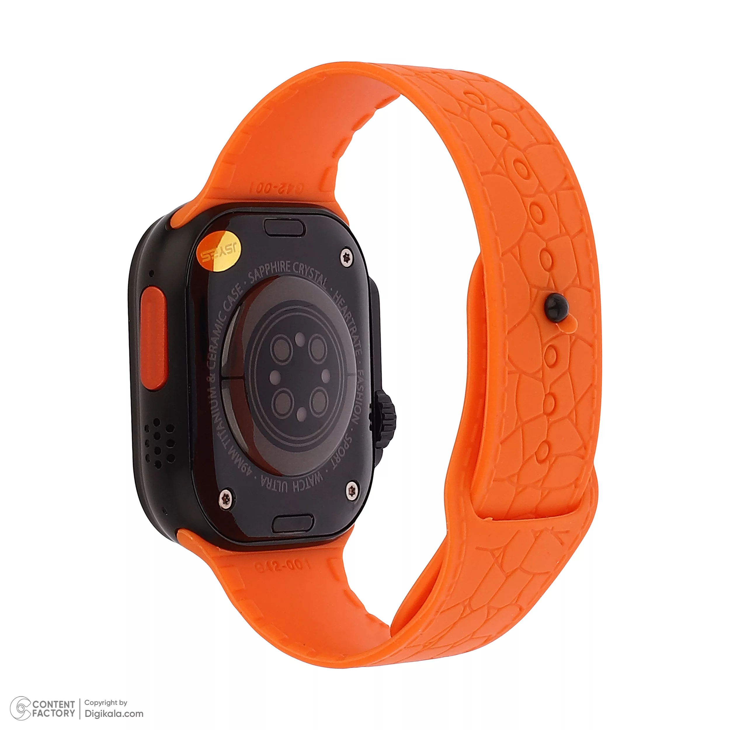 ساعت هوشمند 49 میلی‌متری جی اس وای اس مدل M72 Max با بند سیلیکونی به همراه ساعت عقربه ای