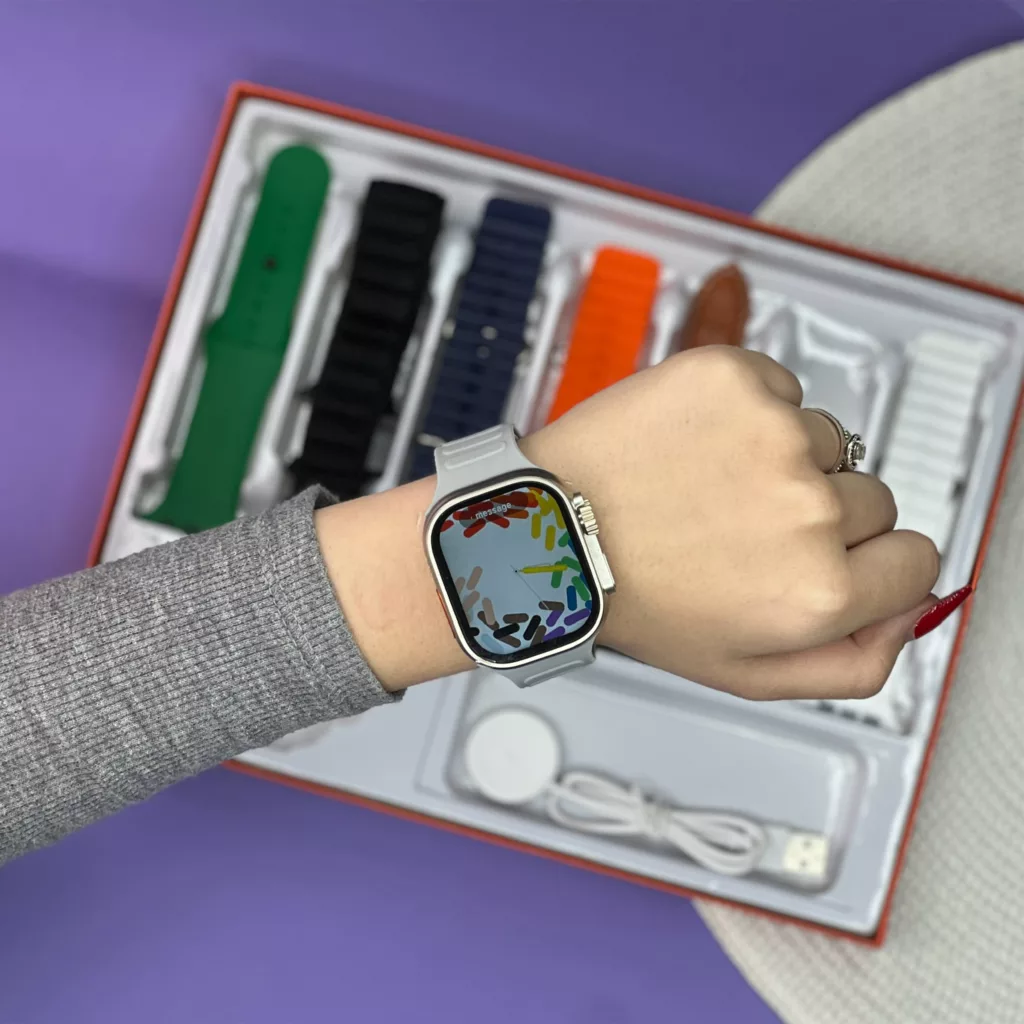 ساعت هوشمند 1.9 اینچی مدل H10 Ultra2 با بند سیلیکونی