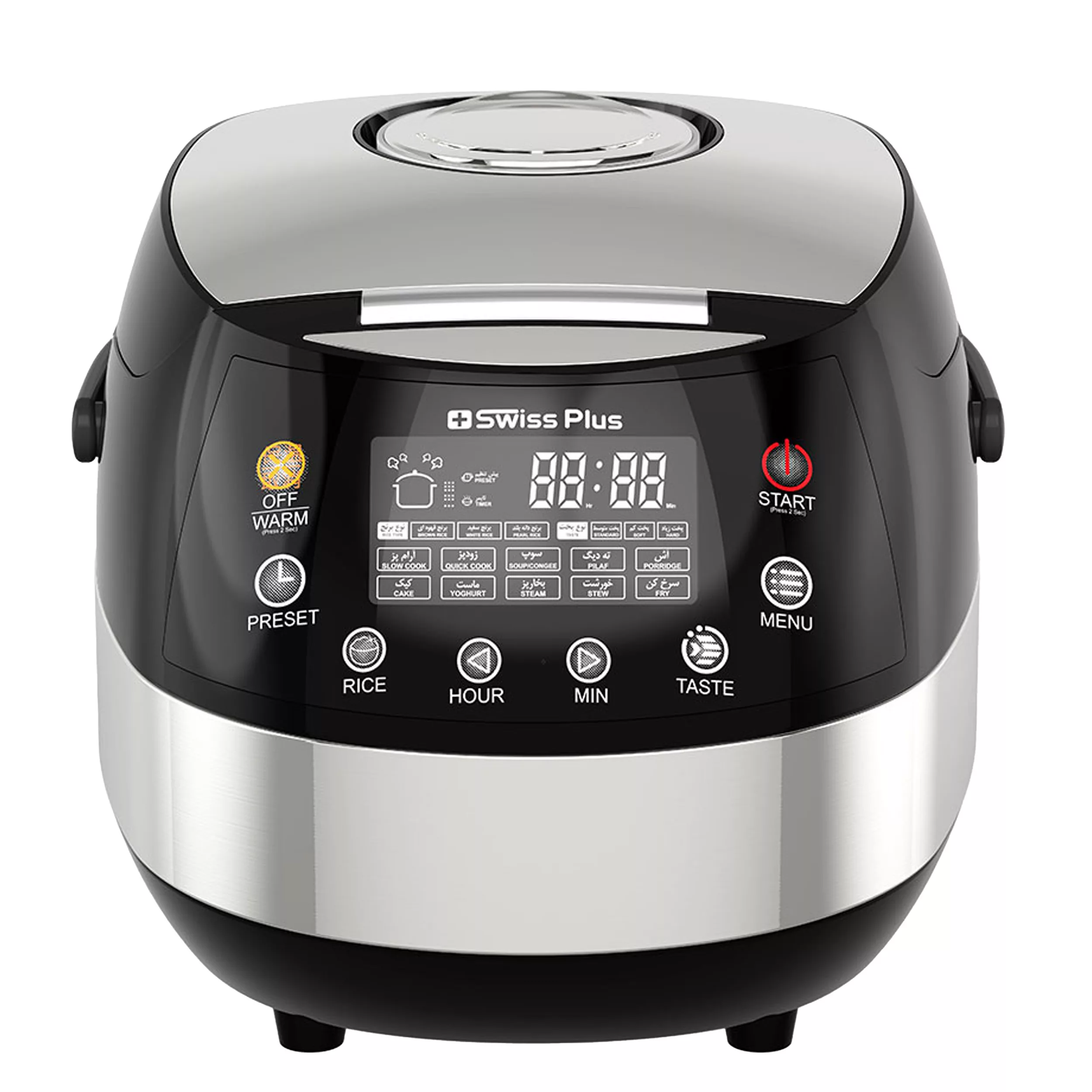 پلوپز 12 نفره سوئیس پلاس مدل SRC-5500S