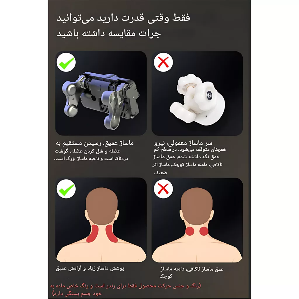 ماساژور برقی گردن ارِس مدل RS-NE102
