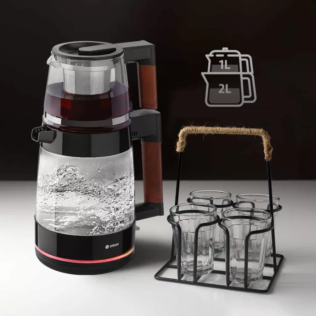 چای ساز روی هم اسنوا مدل STM-GS1650WE