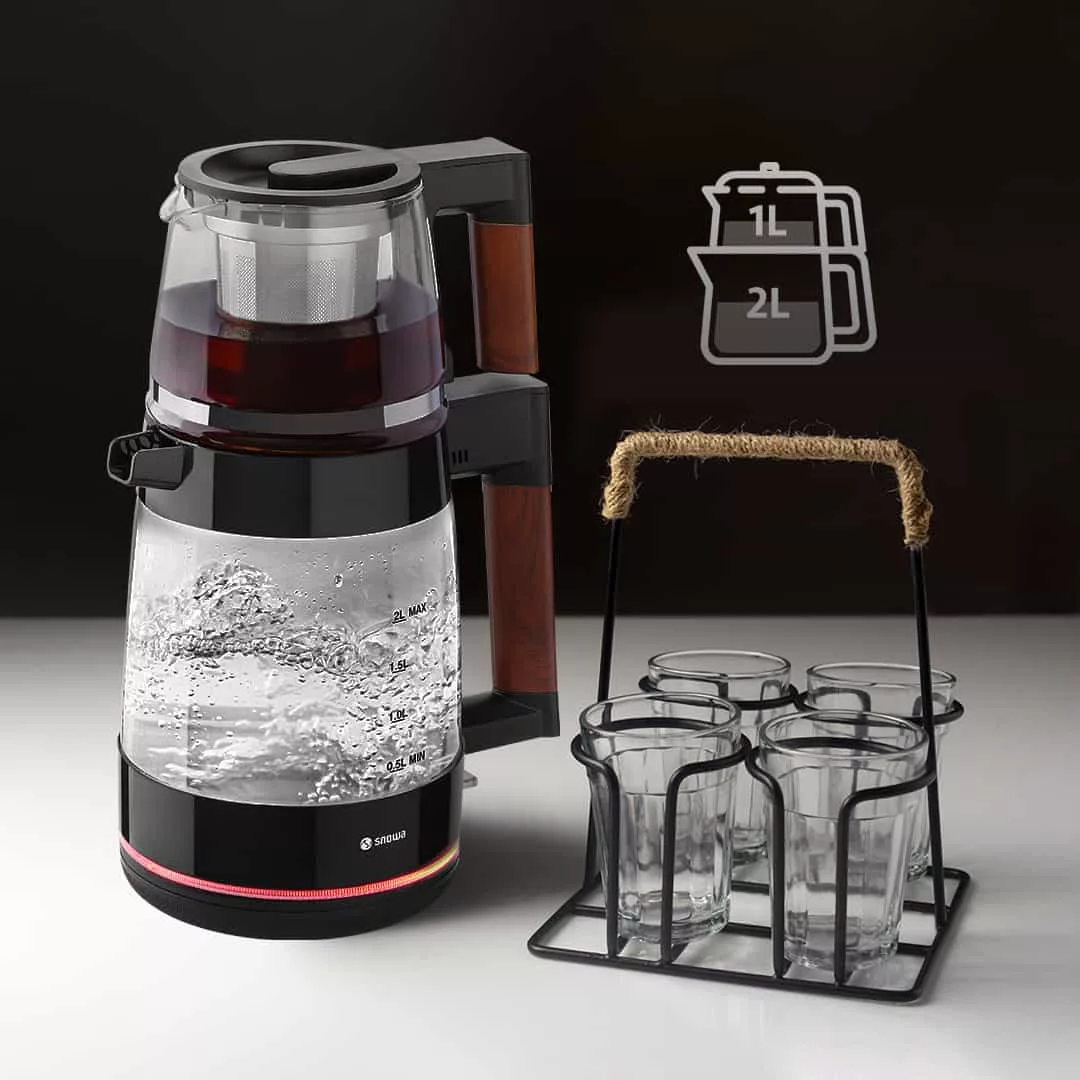 چای ساز روی هم اسنوا مدل STM-GS1650WE