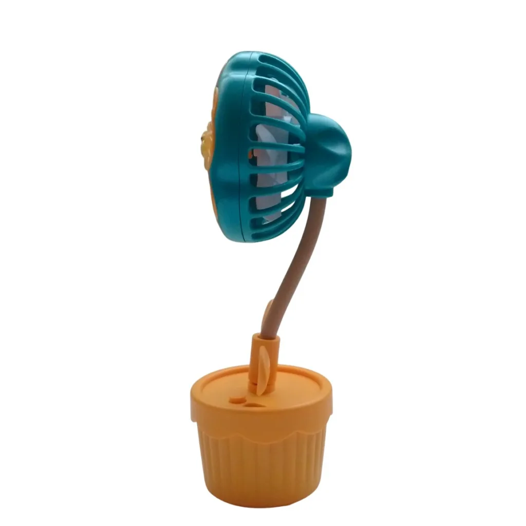 پنکه شارژی مدل گلدان ظرفیت 1100 میلی آمپر ساعت