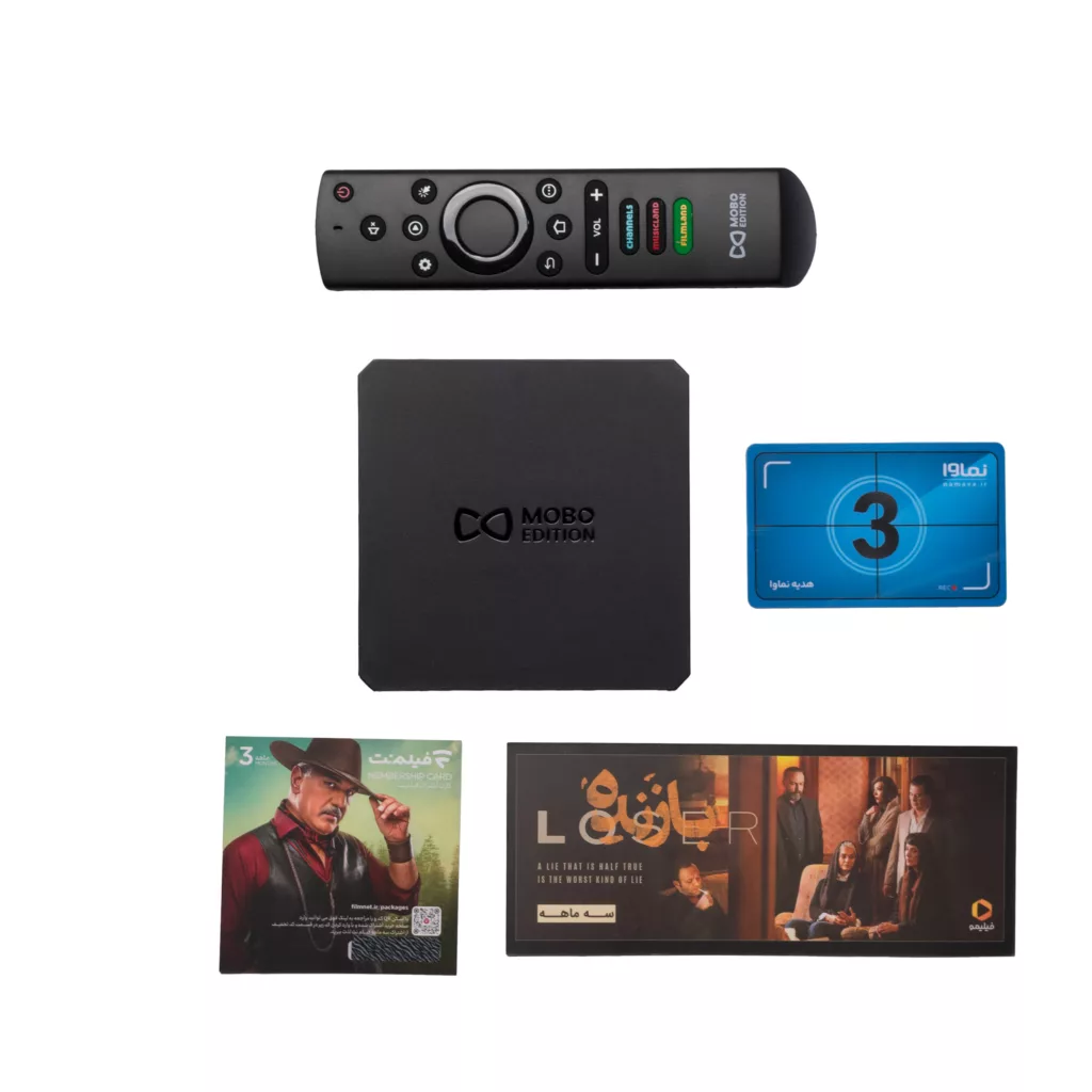 اندروید باکس نت باکس مدل موبو ادیشن به همراه ۳ ماه اشتراک رایگان فیلیمو و فیلمنت و نماوا