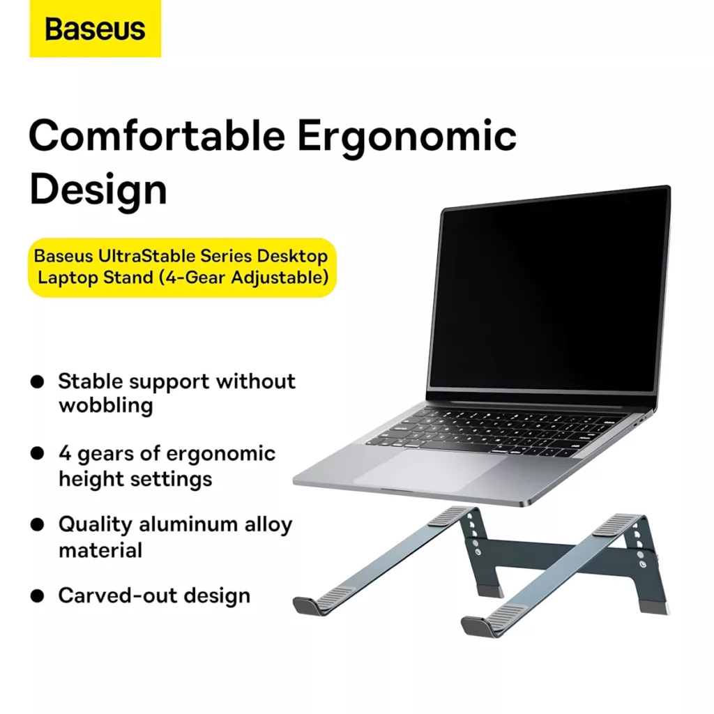 پایه نگهدارنده لپ تاپ بیسوس مدل BS-UltraStable