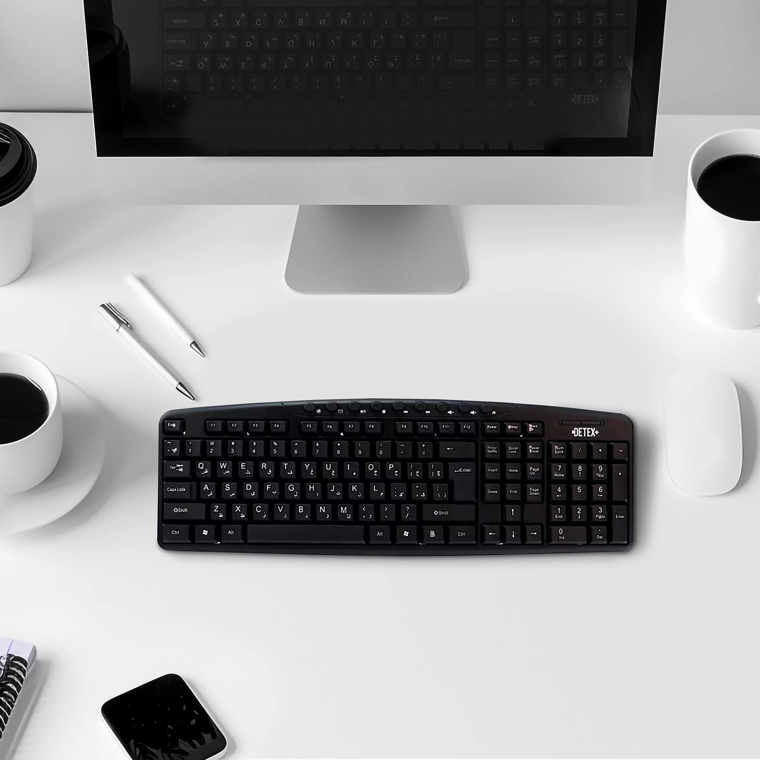 کیبورد دتکس پلاس مدل D-310، سوئیچ ممبران، Full-size