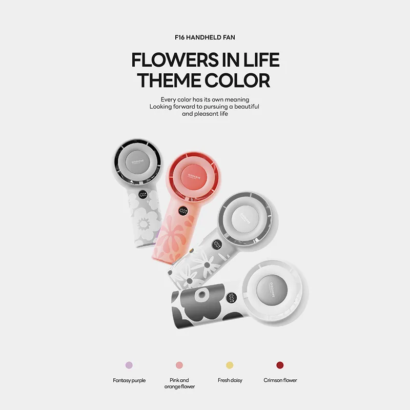 پنکه دستی ای آی سو لاو مدل F16 Pink Flower