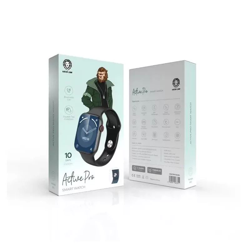 ساعت هوشمند گرین لاین مدل KDT LOPEN ACTIVE ORGINAL PRO  دارای قابلیت‌های صفحه نمایش رنگی و لمسی، کنترل موسیقی با بند سیلیکونی