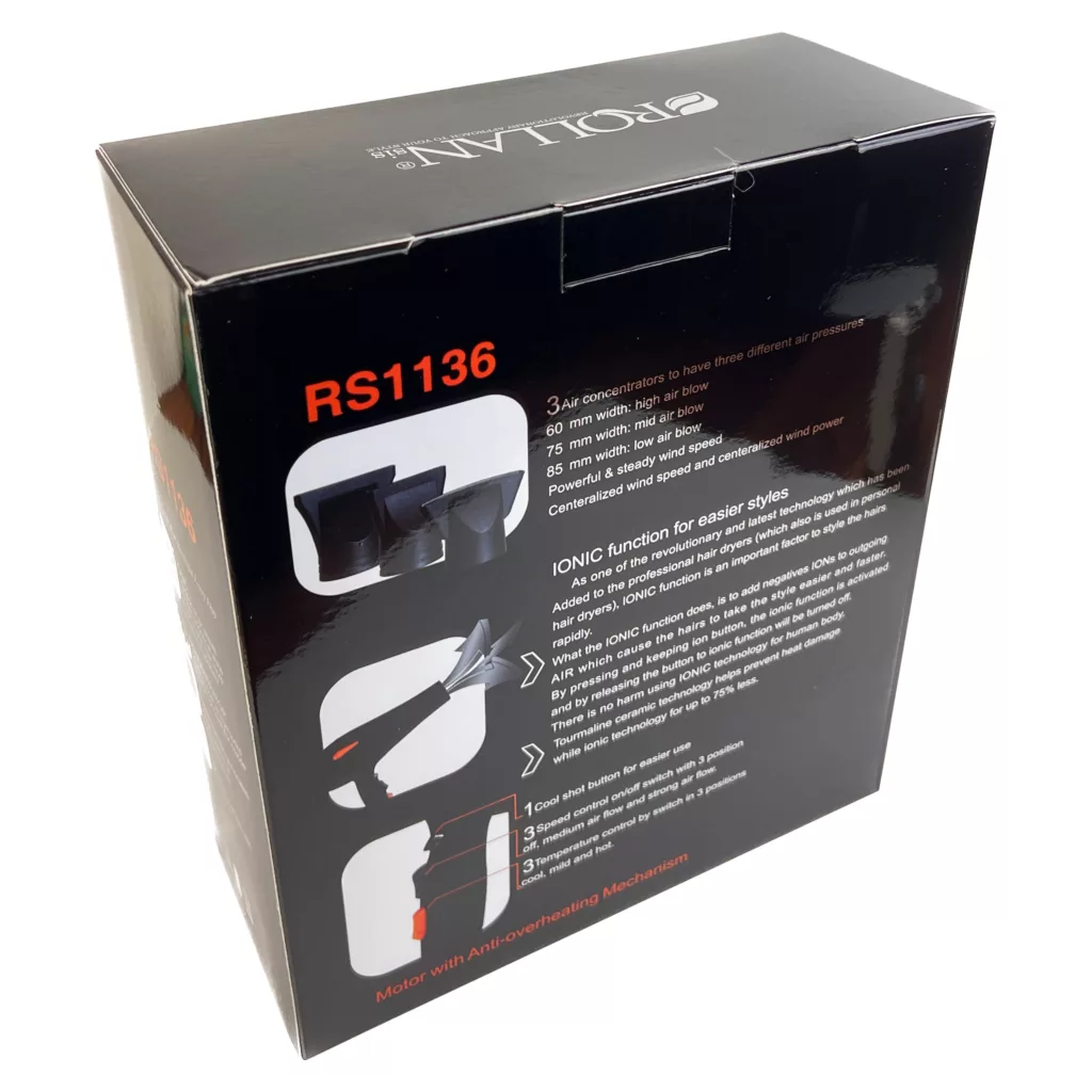 سشوار حرفه ای رولن مدل RS1136 new