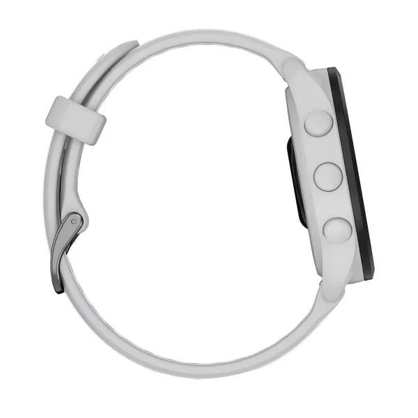 ساعت هوشمند گارمین مدل Forerunner 165 دارای قابلیت های کنترل موسیقی (Music Player)، قابلیت تغییر طرح ساعت یا تم بند سیلیکون