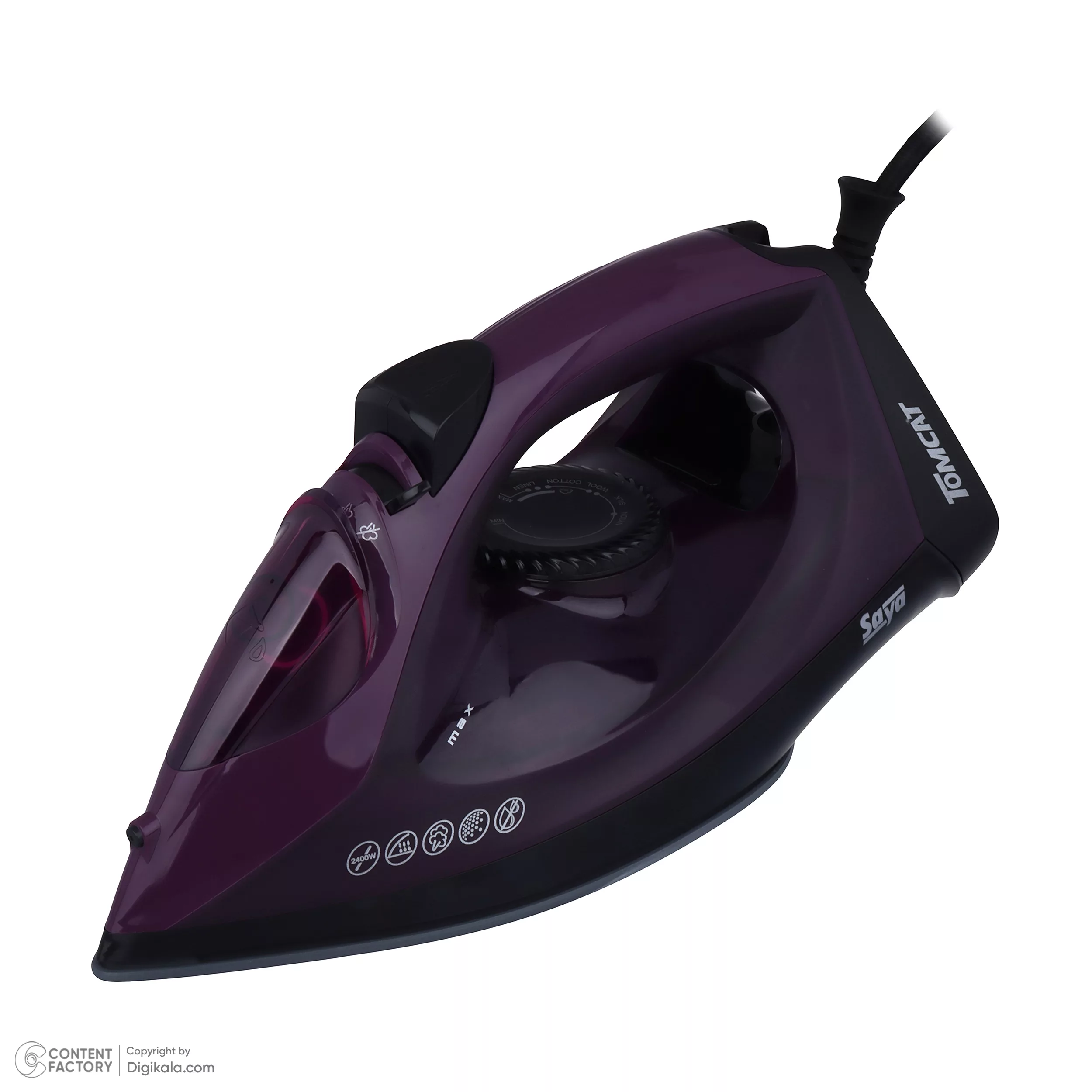 اتو بخار 2400 وات سایا مدل TOMCAT- AJ-2016