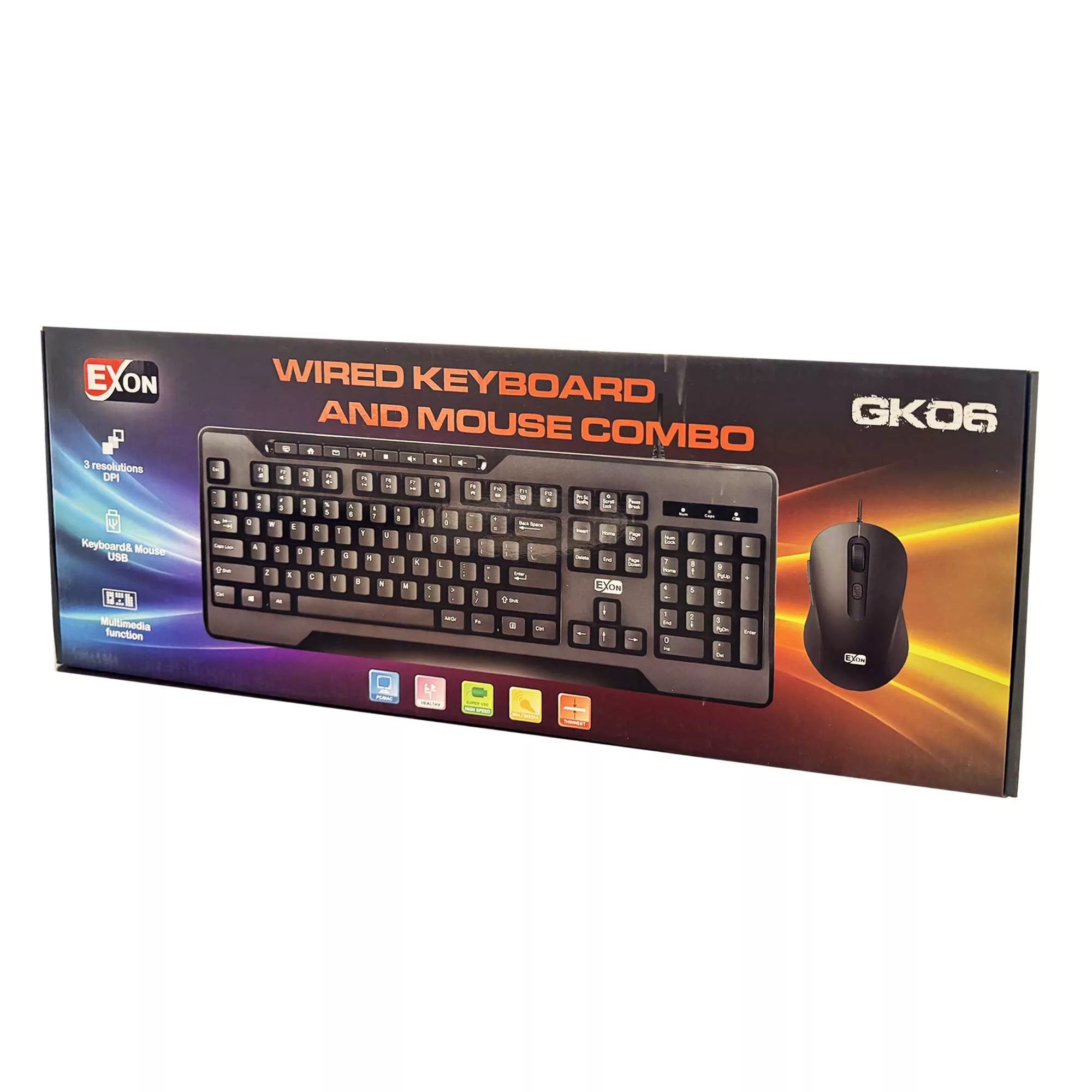 کیبورد و ماوس باسیم اکسون مدل GK06