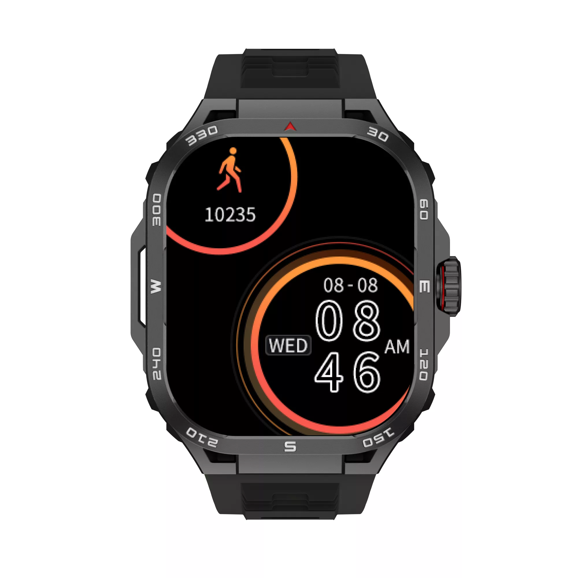 ساعت هوشمند تی سی اچ مدل Z10 Ultra، مناسب برای ورزش، روزمره، دارای قابلیت‌های صفحه نمایش رنگی و لمسی، کنترل موسیقی، قابلیت مکالمه از طریق بلوتوث، بند سیلیکونی