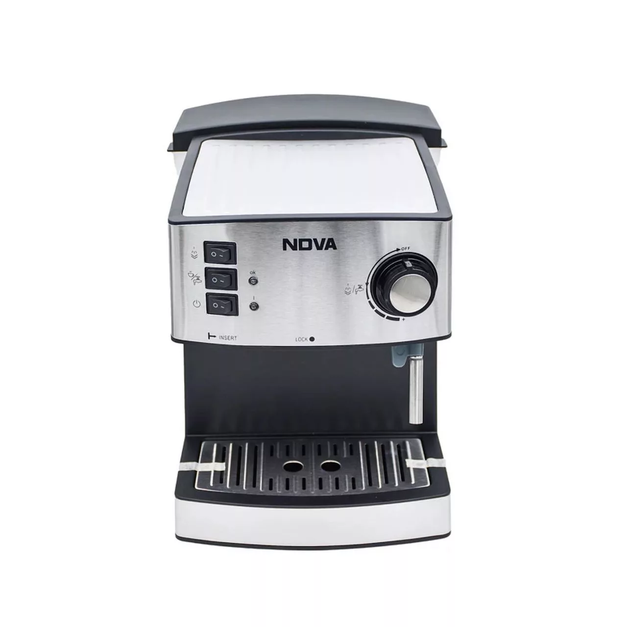 اسپرسو ساز 1500 میلیلیتر نوا مدل 143bar20ندوا اسپرسو ساز 1500 میلیلیتر نوا مدل 143bar20ندوا