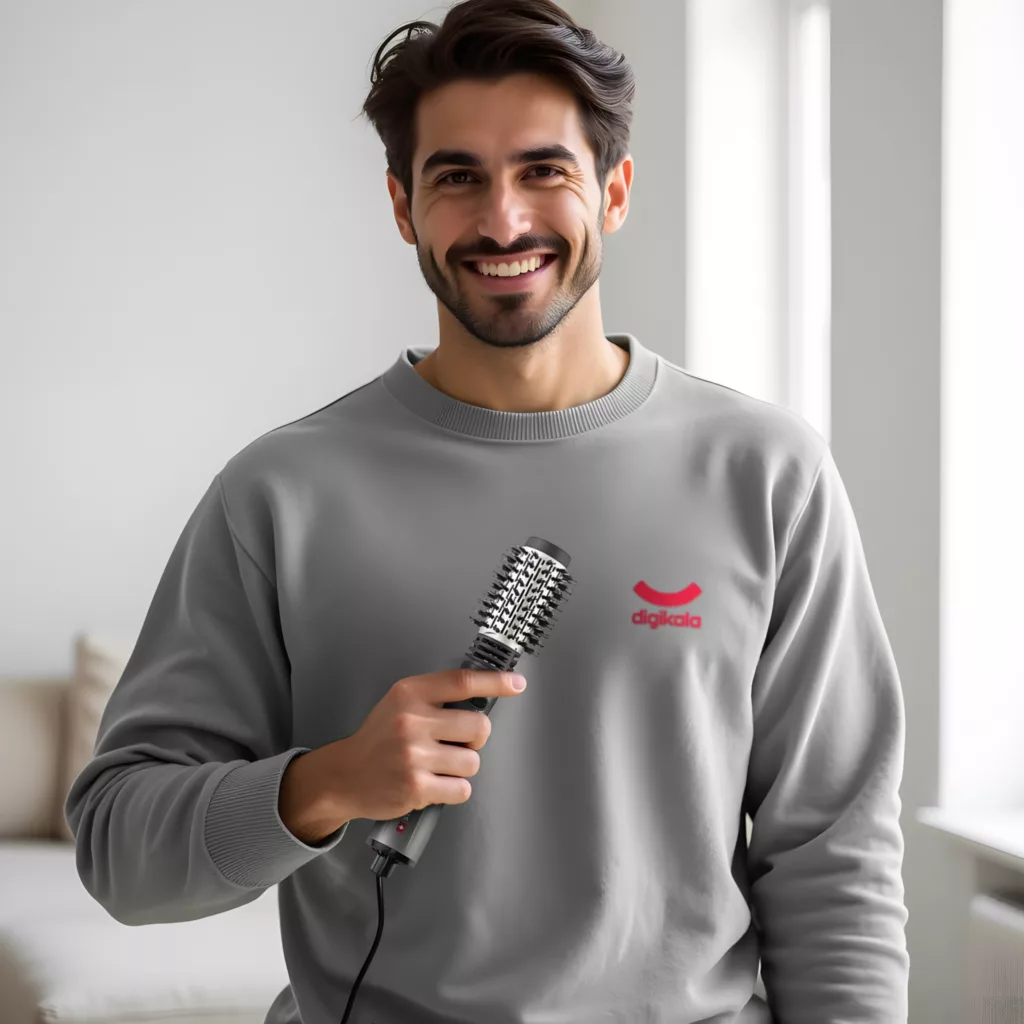 سشوار برس‌دار چرخشی حرفه‌ای والوروس مدل VL-507، موتور AC با توان مصرفی 1200 وات، دارای قابلیت تعویض سری، طراحی ارگونومیک، دارای سری قابل تعویض، با حالت صاف‌کننده، حجم‌دهنده و فرکننده، تنظیم حرارت 2 حالته و کنترل سرعت 2 حالته، به همراه 2 سری برس‌دار
