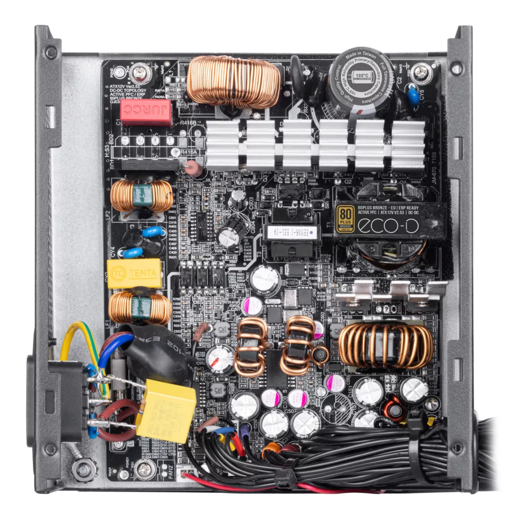 منبع تغذیه کامپیوتر 500W وات گرین مدل GP500A-ECO D