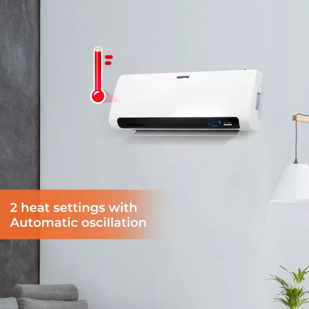 بخاری برقی دیواری جی پاس مدل GWH28518