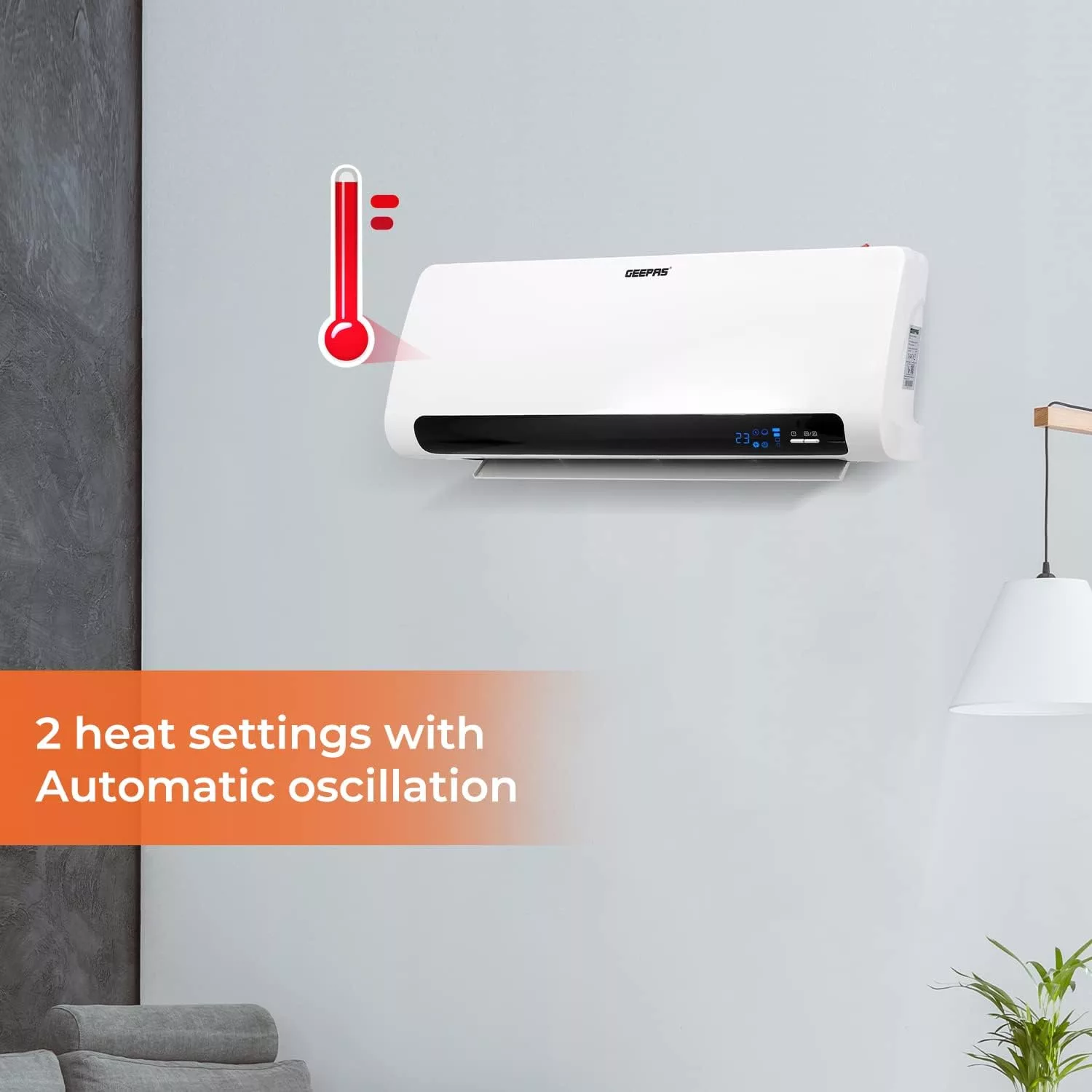 بخاری برقی دیواری جی پاس مدل GWH28518