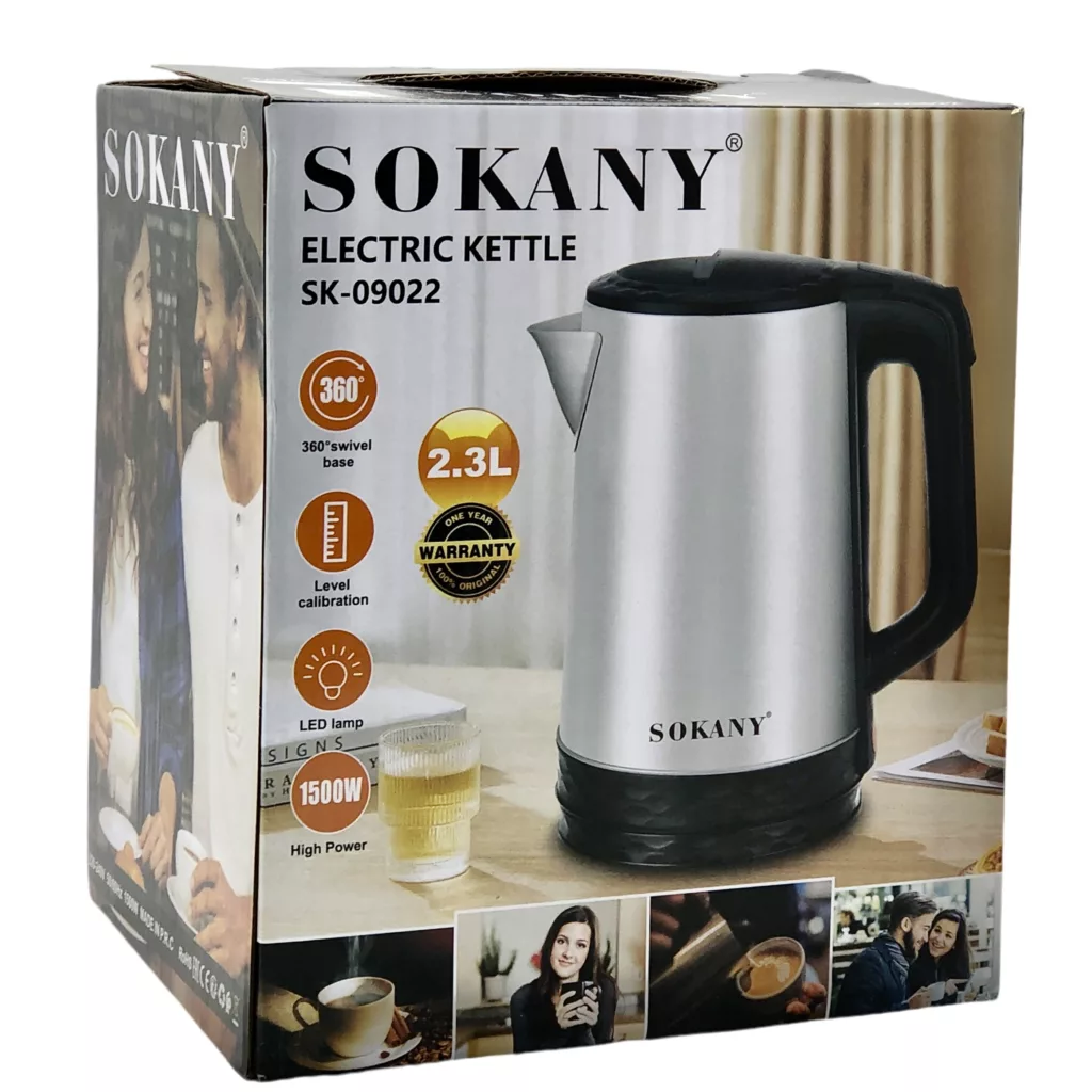 کتری برقی سوکانی مدل SK-09022 گنجایش 2.3 لیتر
