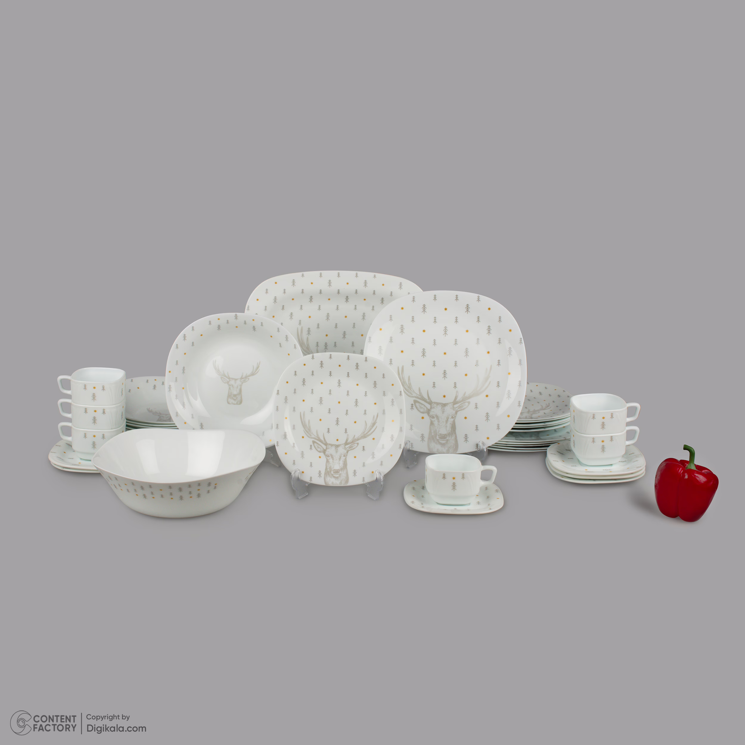 سرویس غذاخوری 32 پارچه 6 نفر دینوا ساینا مدل 25011