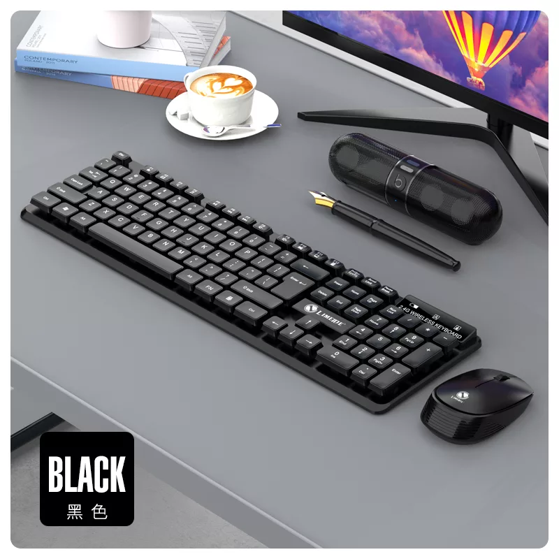 کیبورد و موس بی سیم لایماید مدل WIRELESS-W200 کد 2024