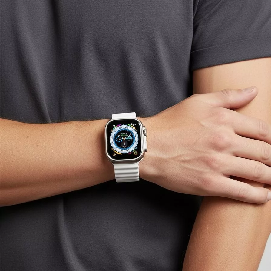 ساعت هوشمند 49 میلی متری شیائومای مدل 10in1 با 7 بند سیلیکونی به همراه هدفون بلوتوثی و کاور محافظ