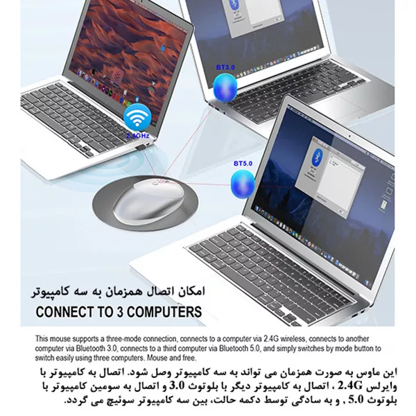 ماوس بی سیم اچ اکس اس جی مدل T36