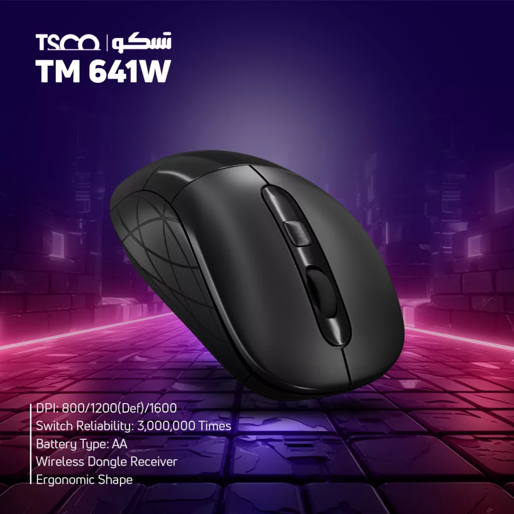ماوس بی سیم تسکو مدل TM 641W